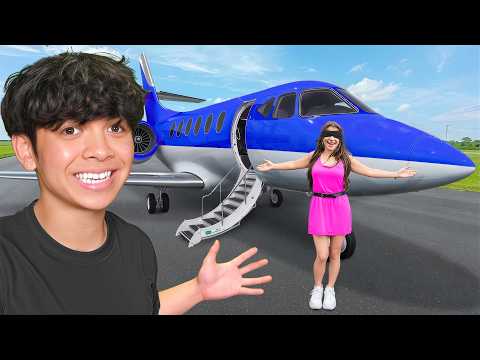 Surprising My Crush with a Private Jet..