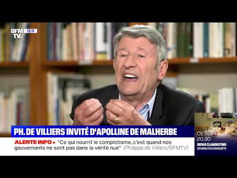 Philippe de Villiers était l'invité d'Apolline de Malherbe