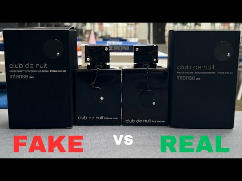 Fake vs Real Armaf Club de Nuit Man Intense Perfume