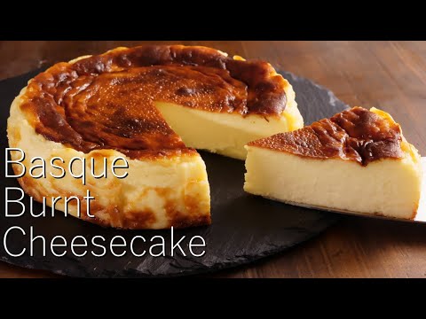 Basque Burnt Cheesecake. Chef Patissier showing all with subtitles