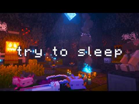 you’re safe here... probably... (minecraft music w/ rain, water, fire)