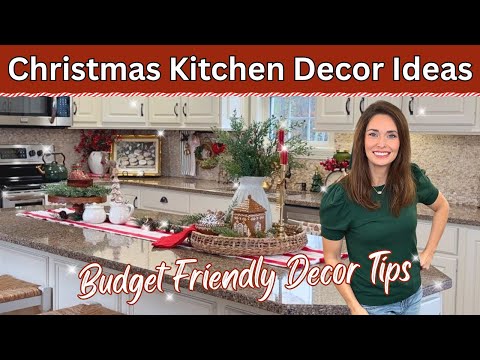 🎄Christmas Kitchen Decorating Ideas | Gingerbread Theme + Budget Friendly Decor Tips