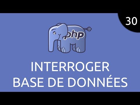 PHP #30 - interroger base de données