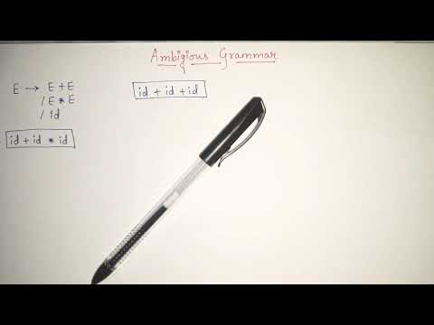 Ambiguous Grammar to Unambiguous Conversion| Ambiguity in Compiler how remove ambiguity from grammar