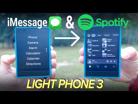 How to Add Spotify and iMessage on the Light Phone 3