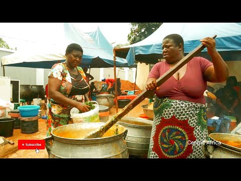 Real African Village Mass Cooking For A Marriage Ceremony By Young African Village Mothers 💖