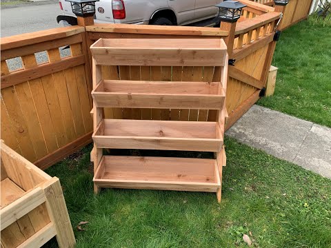 DIY Cedar Herb stand Video