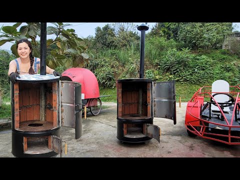 Turn a Scrap Oil Drum into a Versatile Oven with my Style | DIY | Homemade
