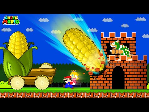 SUPER MARIO But it's Plants Vs. Zombies: Mario possesses the strongest fusion plant ! PVZ Animation