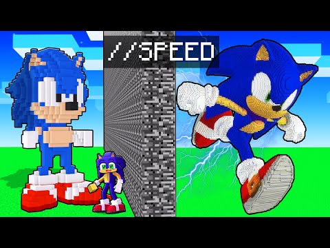 I Cheated Using //SPEED in a Minecraft Build Battle!