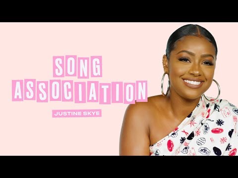 Justine Skye Sings JLo, Beyoncé, and John Legend in a Game of Song Association | ELLE