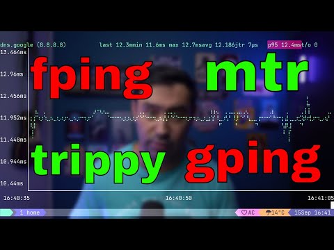Networking Tools - Part #1 (fping, gping, mtr, trippy)