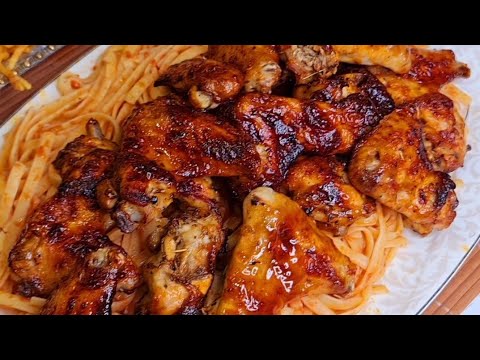 Chicken wings are not normal ❤ and the method of potato fingers is amazing 👌