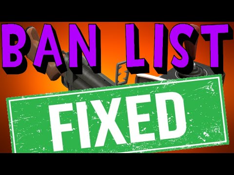 Re-Analysing TF2 Competitive Weapon Bans