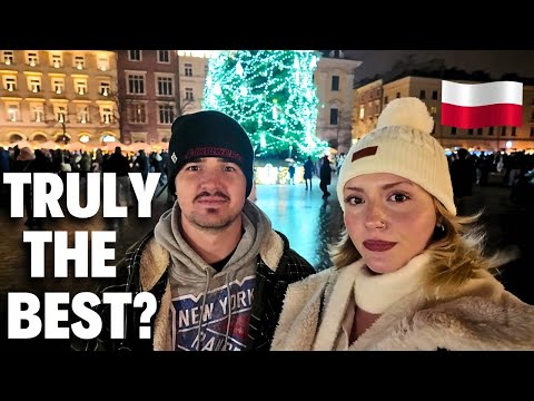 We went to the BEST CHRISTMAS MARKET in Europe | Krakow Christmas Market 🇵🇱