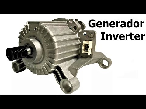 Homemade electric generator with a washing machine inverter motor without any modifications. Reca...