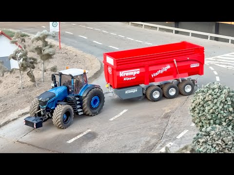 STUNNING TRACTORS AND RC TRUCKS AT WORK!