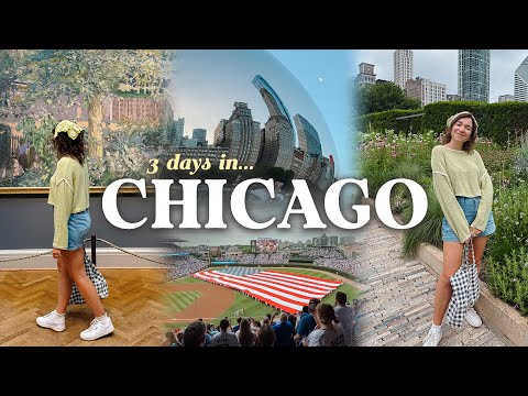 CHICAGO VLOG Travel Vlog 🌇 | A Weekend Exploring The City, Cubs Game, Sky Deck & More! 🌭🐻🎇