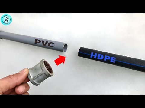 Plumbers near me don't want to share this with you!Simple tricks to connect PVC pipes and HDPE pipes