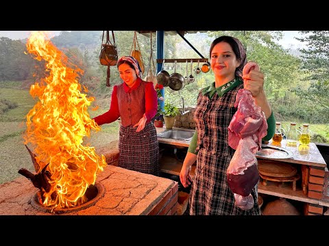 Rural life; an explosion of flavor with lamb heart and liver and tandoori bread