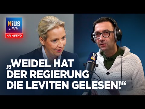 AfD co-leader criticizes Merz and the coalition | NIUS Live on the evening of November 26, 2025