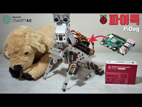 라즈베리 파이로 작동하며 Chat GPT 연동 가능한 인공지능 로봇 개, 파이독 리뷰