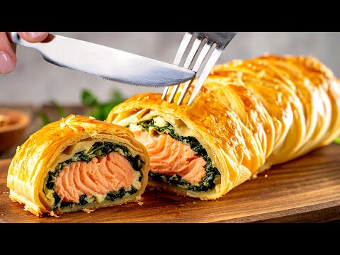 Divine salmon! The best Christmas meal I've ever had – this recipe is cooked by Grandma!