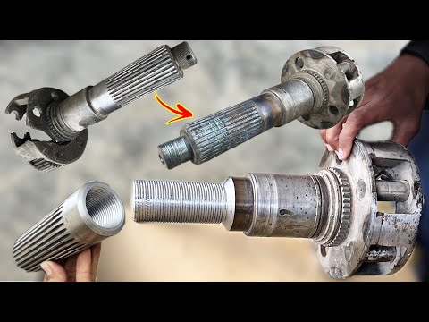 A Very New Minded Repairing of Broken Gear Box Central Planet Shaft From Thread Process…