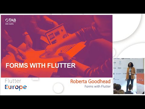Forms with Flutter - Roberta Goodhead | Flutter Europe