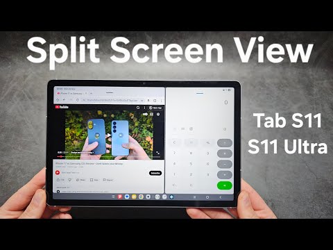 How to use Split Screen View / Open 2 Apps Side by Side on Samsung Galaxy Tab S11 / S11 Ultra