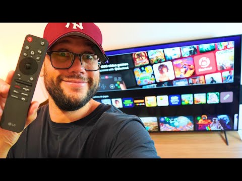 Esta Smart TV LG QNED 65" é GIGANTE! Unboxing e Setup Completo