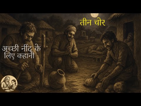 तीन चोर जिनसे पूरा गाँव भगवान जैसा प्यार करने लगा। कहानी सुकून भरी नींद के लिए