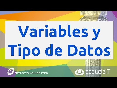 Variables y Tipos de Datos