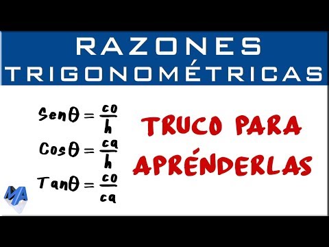 Trucos para memorizar las razones trigonométricas
