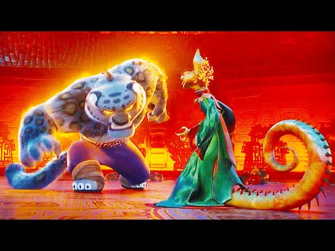 Chameleon Vs Tai Lung Fight Scene | KUNG FU PANDA 4 (2024) Movie CLIP HD