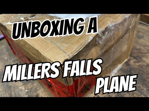 Unboxing a Millers Falls Plane bought on EBay