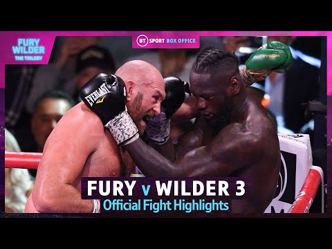 Tyson Fury v Deontay Wilder 3 🔥 Official Fight Highlights | Greatest Heavyweight Fight Of All-Time?