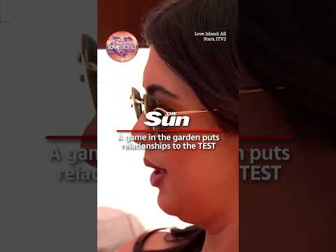 A game of ‘Knowing me, Knowing you’ in the garden puts relationships to the test #itv #loveisland