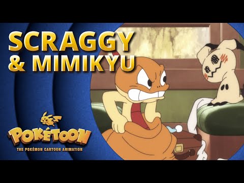 Scraggy and Mimikyu 💥 | POKÉTOON Shorts