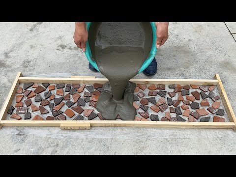 Recycle Ceramic Tile Pieces To Make Unique Flower Pots For Your Garden