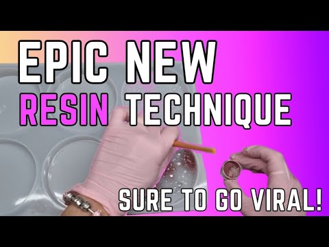 EPIC NEW RESIN TECHNIQUE! SURE TO GO VIRAL!!