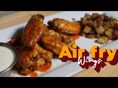 HOW TO MAKE THE BEST CRISPY AIR FRYER WINGS | FOODIE MOODI S1 E2
