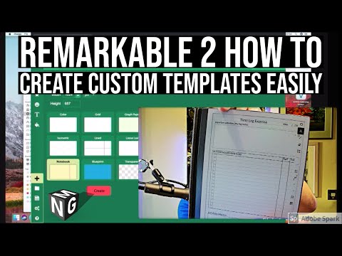 Remarkable 2 How to create custom templates easily