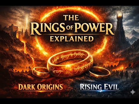 The Rings of Power Explained | The Dark Origins of Middle-earth | Epic Fantasy