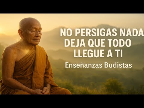 NO PERSIGAS NADA, DEJA QUE TODO LLEGUE A TI | Enseñanzas Budistas