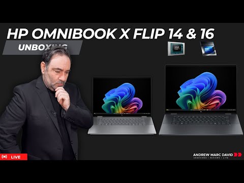 HP OmniBook X Flip 14 & 16 - Live Unboxing & Testing