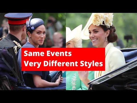 Kate and Meghan Style Feud! Catherine vs Meghan's Fashion Looks At The Same Events