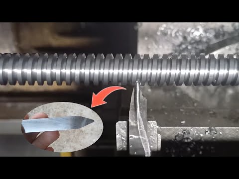 Excellent manual lathe machining techniques!