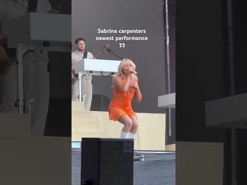 The latest Sabrina Carpenter performance 👀