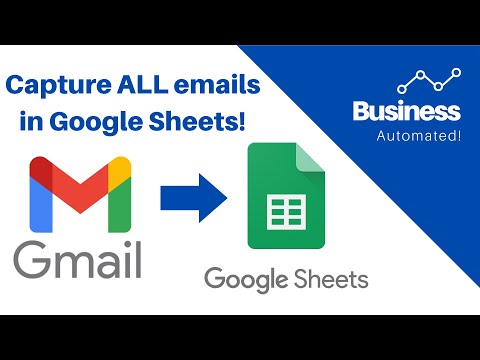 How to save emails from Gmail in Google Sheets using Integromat - simple and no-code!